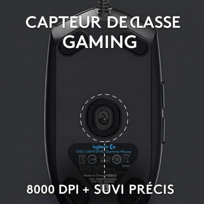 Souris Logitech G102 USB 8000 DPI