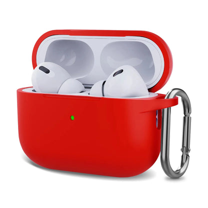 Coque en silicone pour AirPods Pro 2, AirPods Pro 3 et AirPods 4