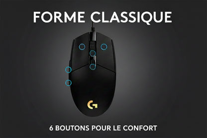 Souris Logitech G102 USB 8000 DPI