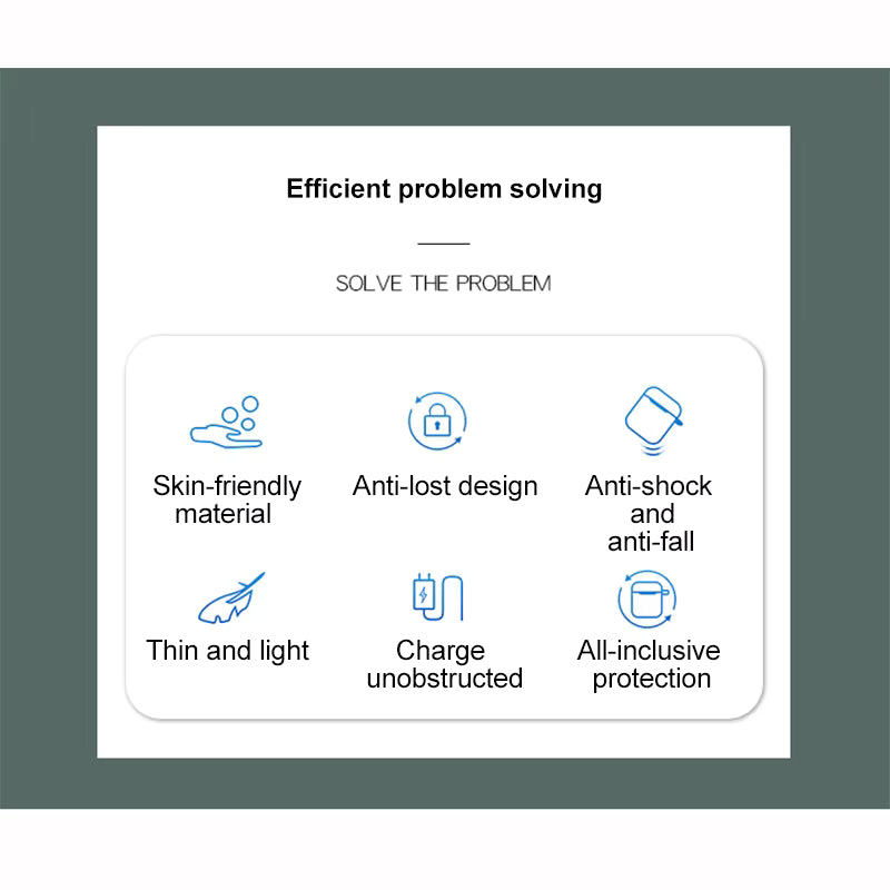 Coque en silicone pour AirPods Pro 2, AirPods Pro 3 et AirPods 4