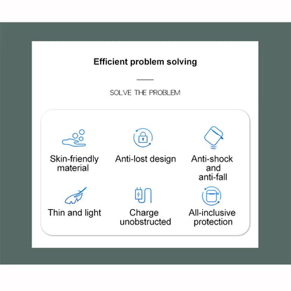 Coque en silicone pour AirPods Pro 2, AirPods Pro 3 et AirPods 4